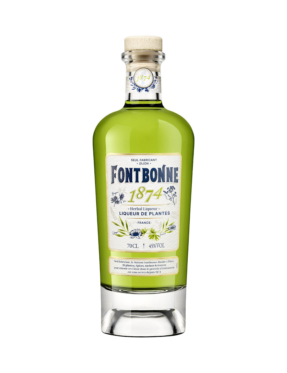 Liqueur de plantes Fontbonne 1874